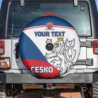 Custom Czech Republic Hockey Spare Tire Cover 2024 Go Czechia - Wonder Print Shop