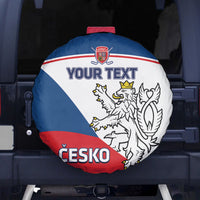 Custom Czech Republic Hockey Spare Tire Cover 2024 Go Czechia - Wonder Print Shop