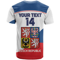 Custom Czech Republic Hockey T Shirt 2024 Go Czechia - Wonder Print Shop