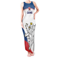 Custom Czech Republic Hockey Tank Maxi Dress 2024 Go Czechia - Wonder Print Shop