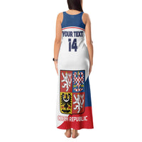 Custom Czech Republic Hockey Tank Maxi Dress 2024 Go Czechia - Wonder Print Shop