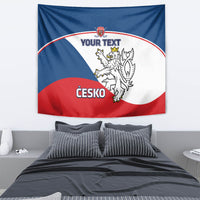 Custom Czech Republic Hockey Tapestry 2024 Go Czechia - Wonder Print Shop