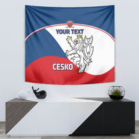 Custom Czech Republic Hockey Tapestry 2024 Go Czechia - Wonder Print Shop