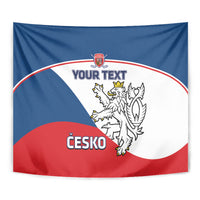 Custom Czech Republic Hockey Tapestry 2024 Go Czechia - Wonder Print Shop