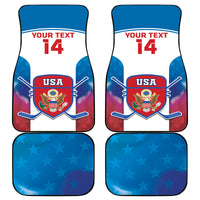 Custom United States Hockey Car Mats 2024 Go USA - Wonder Print Shop