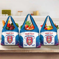 Custom United States Hockey Grocery Bag Go USA