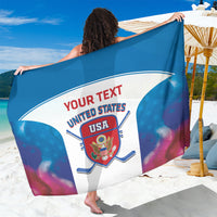 Custom United States Hockey Sarong 2024 Go USA - Wonder Print Shop