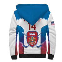 Custom United States Hockey Sherpa Hoodie 2024 Go USA - Wonder Print Shop