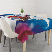 Custom United States Hockey Tablecloth 2024 Go USA - Wonder Print Shop