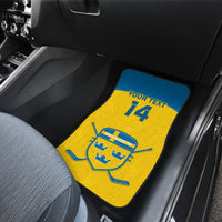 Custom Sweden Hockey Car Mats 2024 Go Swedish - Wonder Print Shop