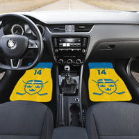 Custom Sweden Hockey Car Mats 2024 Go Swedish - Wonder Print Shop