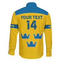 Custom Sweden Hockey Family Matching Mermaid Dress and Hawaiian Shirt 2024 Go Swedish - Wonder Print Shop