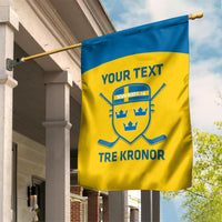 Custom Sweden Hockey Garden Flag 2024 Go Swedish - Wonder Print Shop