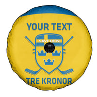 Custom Sweden Hockey Spare Tire Cover 2024 Go Swedish - Wonder Print Shop