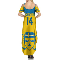 Custom Sweden Hockey Summer Maxi Dress 2024 Go Swedish - Wonder Print Shop