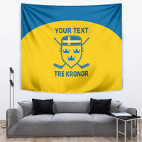 Custom Sweden Hockey Tapestry 2024 Go Swedish - Wonder Print Shop