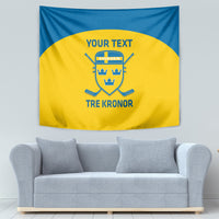 Custom Sweden Hockey Tapestry 2024 Go Swedish - Wonder Print Shop