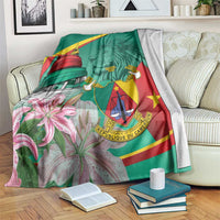 Cameroon National Day Blanket Cameroun Reunification Monument Lily Flowers