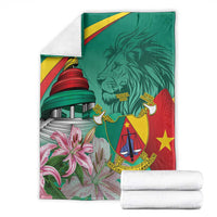 Cameroon National Day Blanket Cameroun Reunification Monument Lily Flowers
