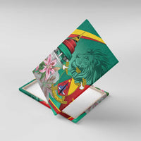 Cameroon National Day Canvas Wall Art Cameroun Reunification Monument Lily Flowers