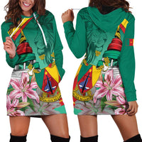 Cameroon National Day Hoodie Dress Cameroun Reunification Monument Lily Flowers