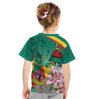 Cameroon National Day Kid T Shirt Cameroun Reunification Monument Lily Flowers
