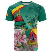 Cameroon National Day T Shirt Cameroun Reunification Monument Lily Flowers