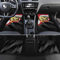 Yemen Unification Day Car Mats Coat Of Arms With Frangipani