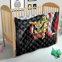 Yemen Unification Day Quilt Coat Of Arms With Frangipani