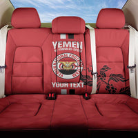 Custom Yemen Football Back Car Seat Cover Come On Al-Yaman as-Sa'eed