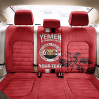 Custom Yemen Football Back Car Seat Cover Come On Al-Yaman as-Sa'eed