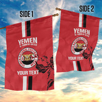 Custom Yemen Football Garden Flag Come On Al-Yaman as-Sa'eed