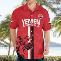 Custom Yemen Football Hawaiian Shirt Come On Al-Yaman as-Sa'eed