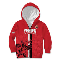 Custom Yemen Football Kid Hoodie Come On Al-Yaman as-Sa'eed