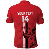 Custom Yemen Football Polo Shirt Come On Al-Yaman as-Sa'eed