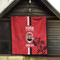 Custom Yemen Football Quilt Come On Al-Yaman as-Sa'eed
