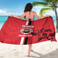 Custom Yemen Football Sarong Come On Al-Yaman as-Sa'eed