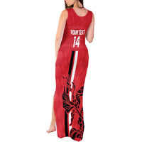 Custom Yemen Football Tank Maxi Dress Come On Al-Yaman as-Sa'eed