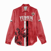 Custom Yemen Football Women Casual Shirt Come On Al-Yaman as-Sa'eed
