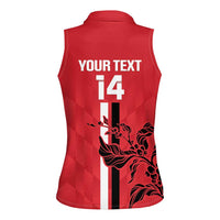 Custom Yemen Football Women Sleeveless Polo Shirt Come On Al-Yaman as-Sa'eed