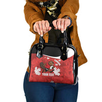 Canada Rugby Custom Shoulder Handbag Beaver Mascot Go Canadian