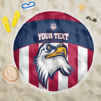 USA 2025 Rugby Custom Beach Blanket Come On Eagle