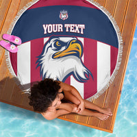 USA 2025 Rugby Custom Beach Blanket Come On Eagle