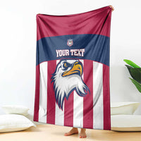 USA 2025 Rugby Custom Blanket Come On Eagle
