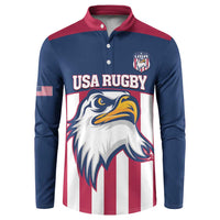USA 2025 Rugby Custom Button Sweatshirt Come On Eagle