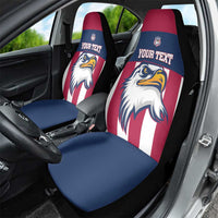 USA 2025 Rugby Custom Car Seat Cover Come On Eagle