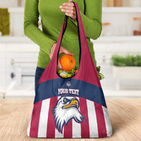 USA 2025 Rugby Custom Grocery Bag Come On Eagle