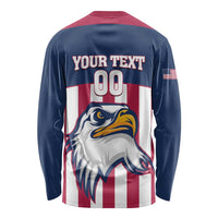 USA 2025 Rugby Custom Long Sleeve Shirt Come On Eagle