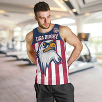 USA 2025 Rugby Custom Men Tank Top Come On Eagle