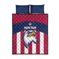 USA 2025 Rugby Custom Quilt Bed Set Come On Eagle